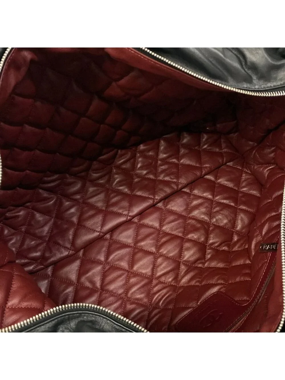 Chanel Handbag Coco Cocoon Black Leather